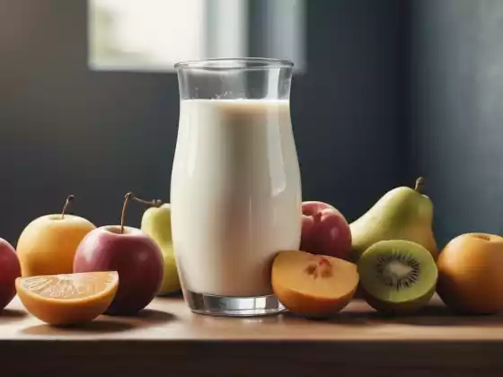 健康とボディービルにおける牛乳と果物の利点